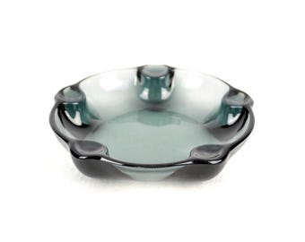 Aschenbecher Wilhelm Wagenfeld für WMF 50er mid century Turmalin Glas Vintage Design Glasaschenbecher