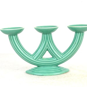 Chandelier Art Déco Chandelier Turquoise Années 20 Années 30 Poterie Chandelier Céramique Design Brocante Vintage