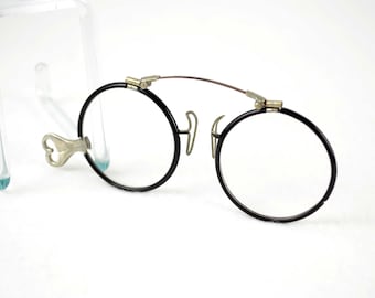 アンティーク 14KT ホワイトゴールド張り 鼻眼鏡 ケース付き - Etsy 日本