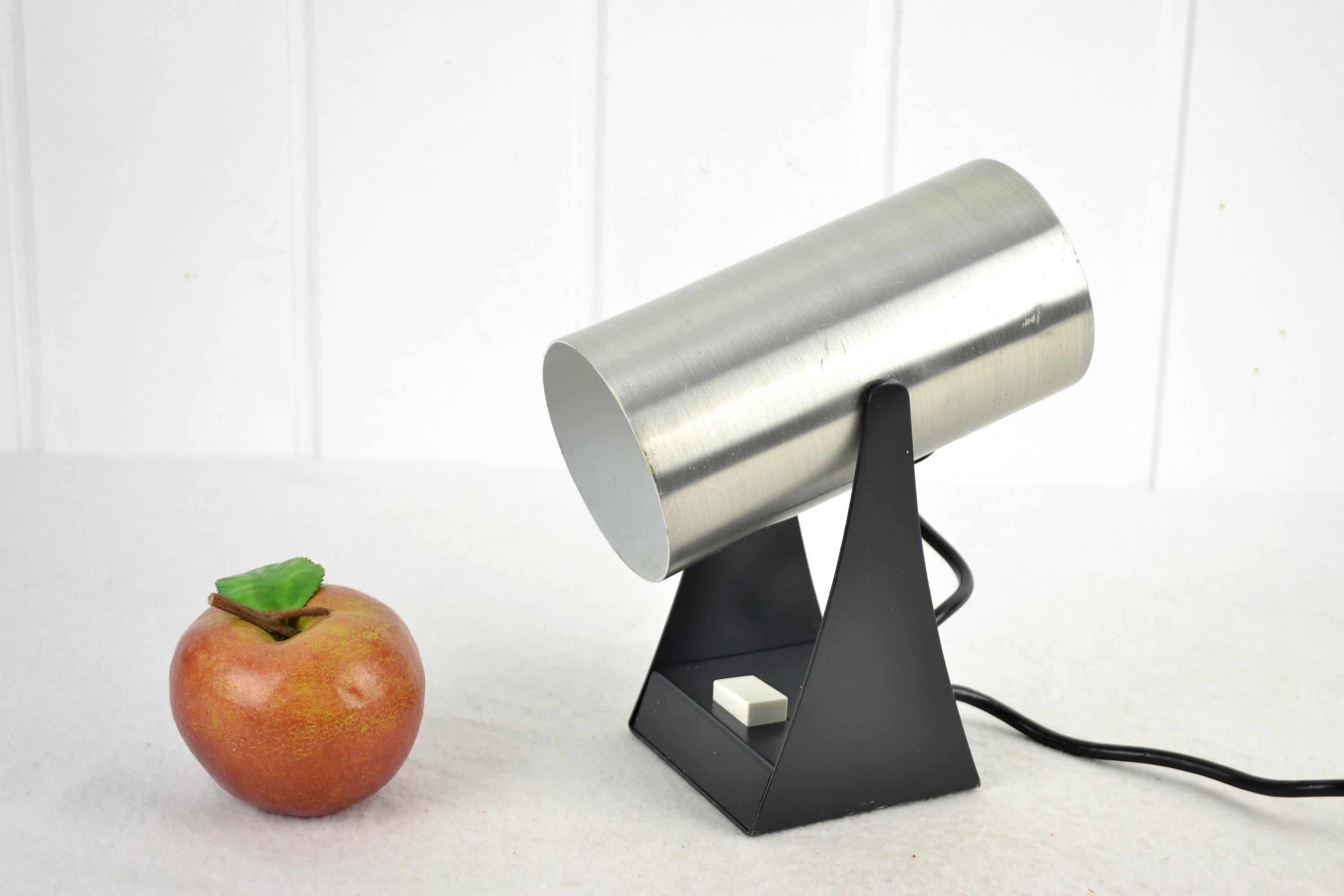 Lampe De Table Années 70, Lampe Bureau Design, Table, Brocante, Style Pop Art Futuriste, Rétro, En Métal, Projecteur, Spot