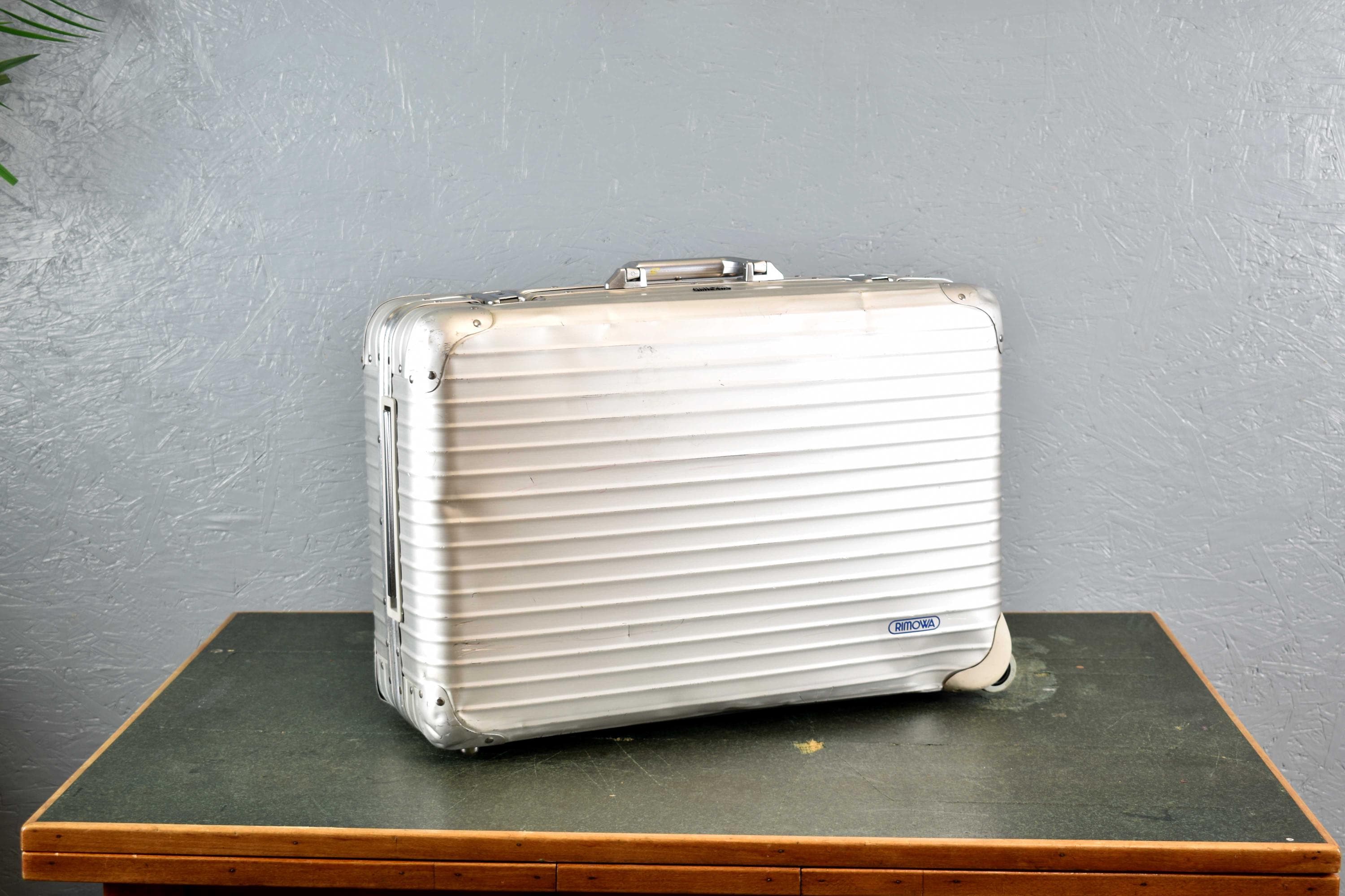 Rimowa Aluminum Suitcase With 2 Wheels, 70s/80s Design, Vintage