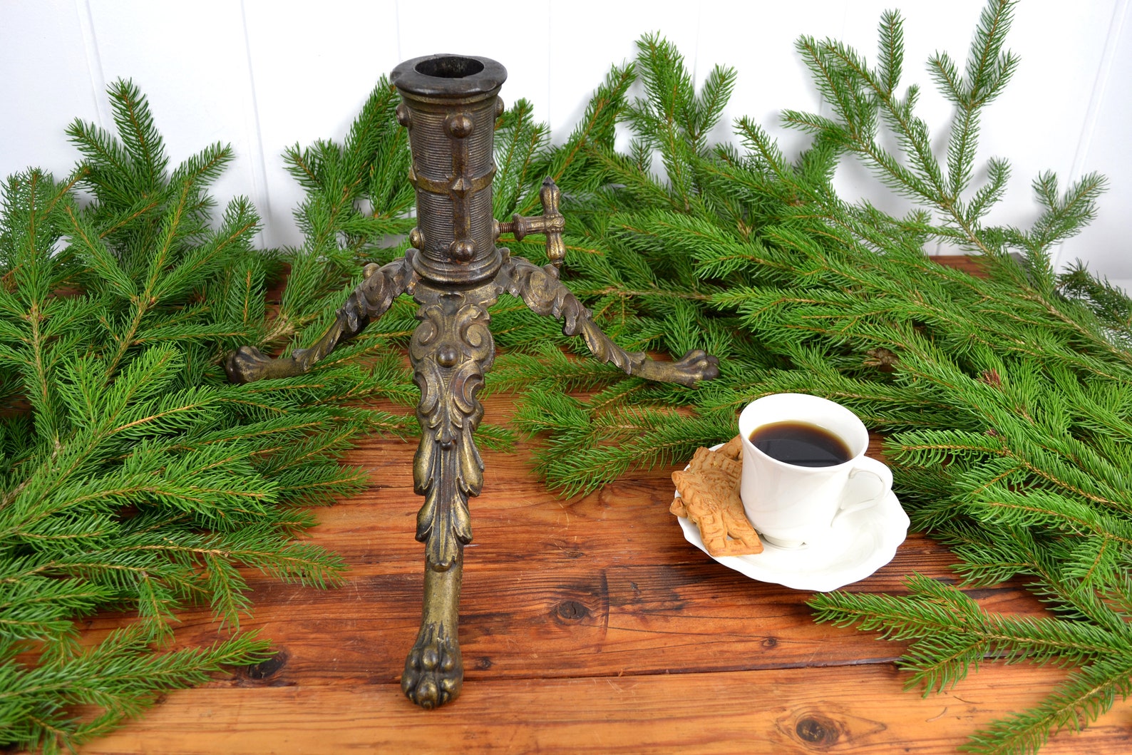 1800 Christmas Tree Stand Cast Iron Christmas Tree Stood Etsy