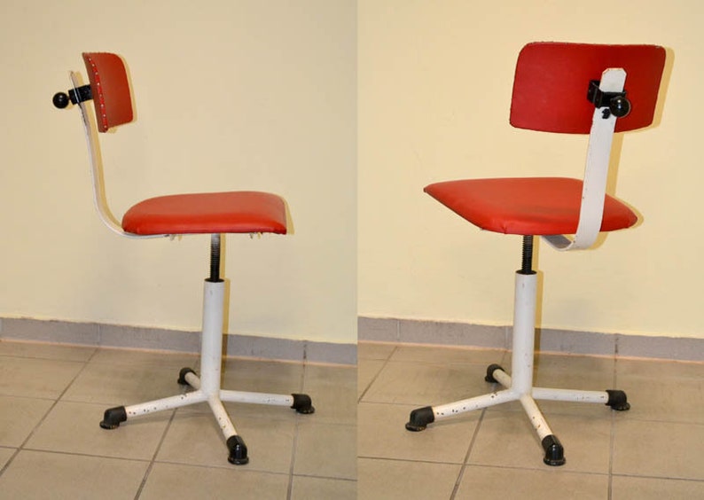 Doctor's chair industrial design 70s chair office office medical chair doctor factory factory industry vintage office chair desk 60s 50s image 1