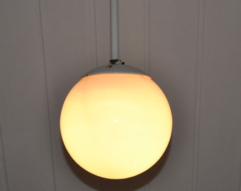 30s bubble lamp Bauhaus Art Deco opal glass 1920 1930 overhead lamp lights ceiling lamp glass white white glass country house vintage shabby 20s