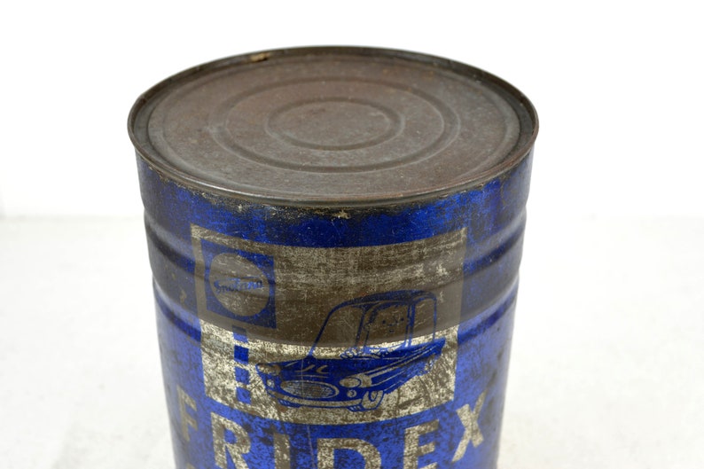 Fridex Spolana tin can 60s 70s vintage decoration decoration box image 3