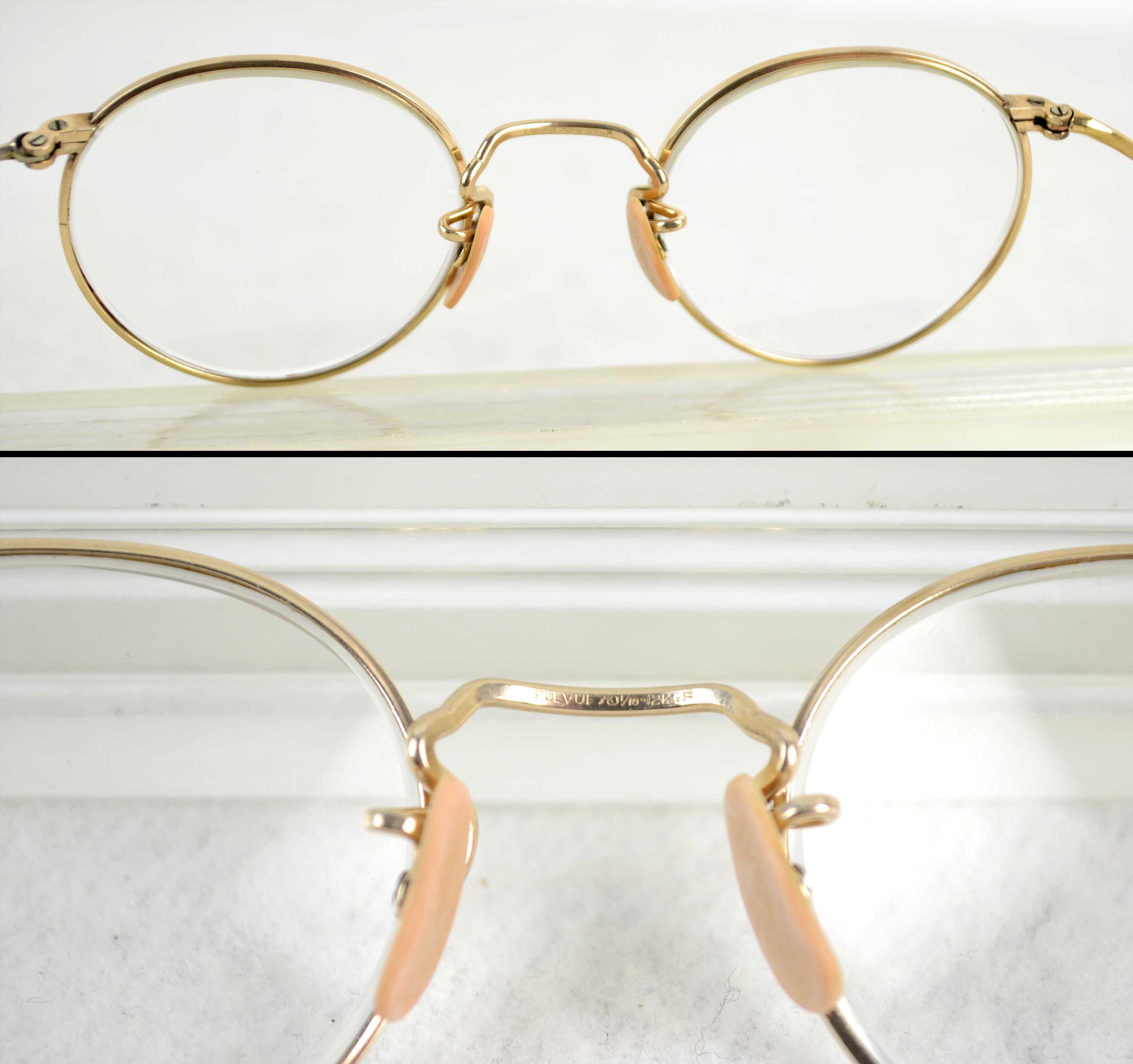 小物 CALEE VINTAGE TYPE CIRCLE GLASSES Gold CALEE - CALEE VINTAGE TYPE CIRCLE GLASSES Goldの通販 by なぁ