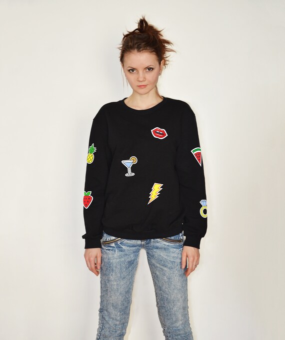 etsy embroidered sweatshirt