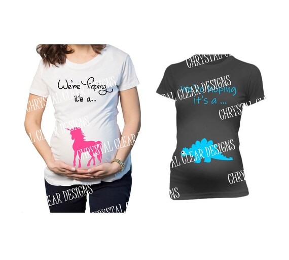 We're Hoping It's A Mermaid Pregnant Pregnancy T Shirt We're Hoping It's A Mermaid Pregnant Pregnancy T Shirt
