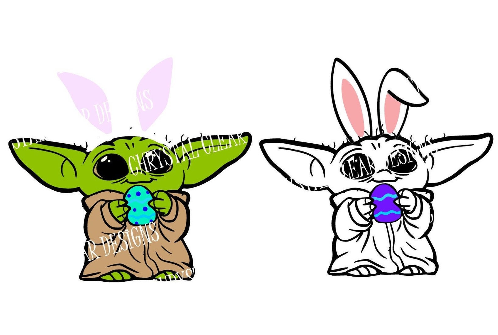 Baby Yoda Easter Svg. The Child Easter Svg. Baby Yoda Svg. SVG | Etsy