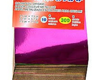 Foil Origami Paper Etsy
