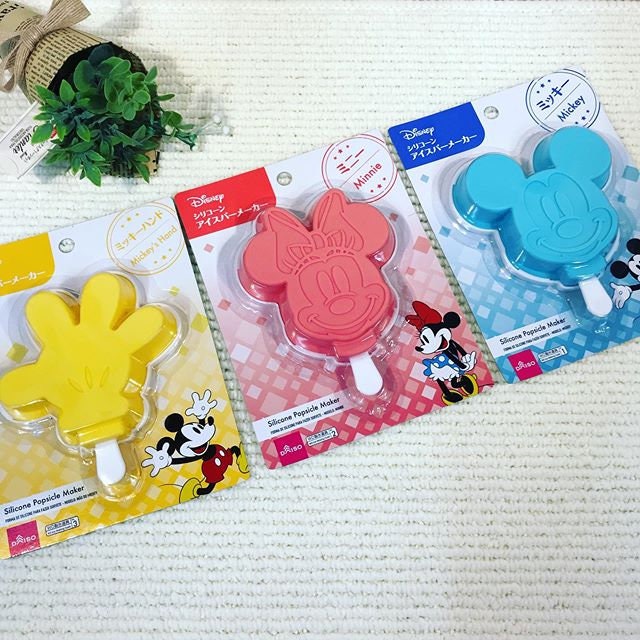 Japanese Disney Silicone Mickey and Minnie Popsicle Mold