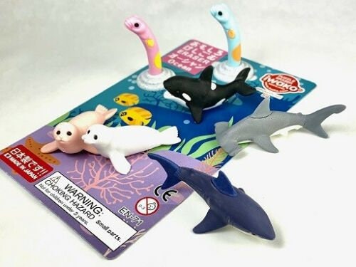 IWAKO Japanese Animal Puzzle Eraser Rubber IWAKO Gorilla Erasers Party Bag Gift 