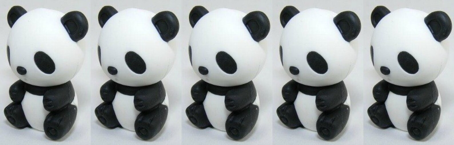 5pcs Japnese Iwako Panda Erasers 3D Puzzle Eraser Etsy