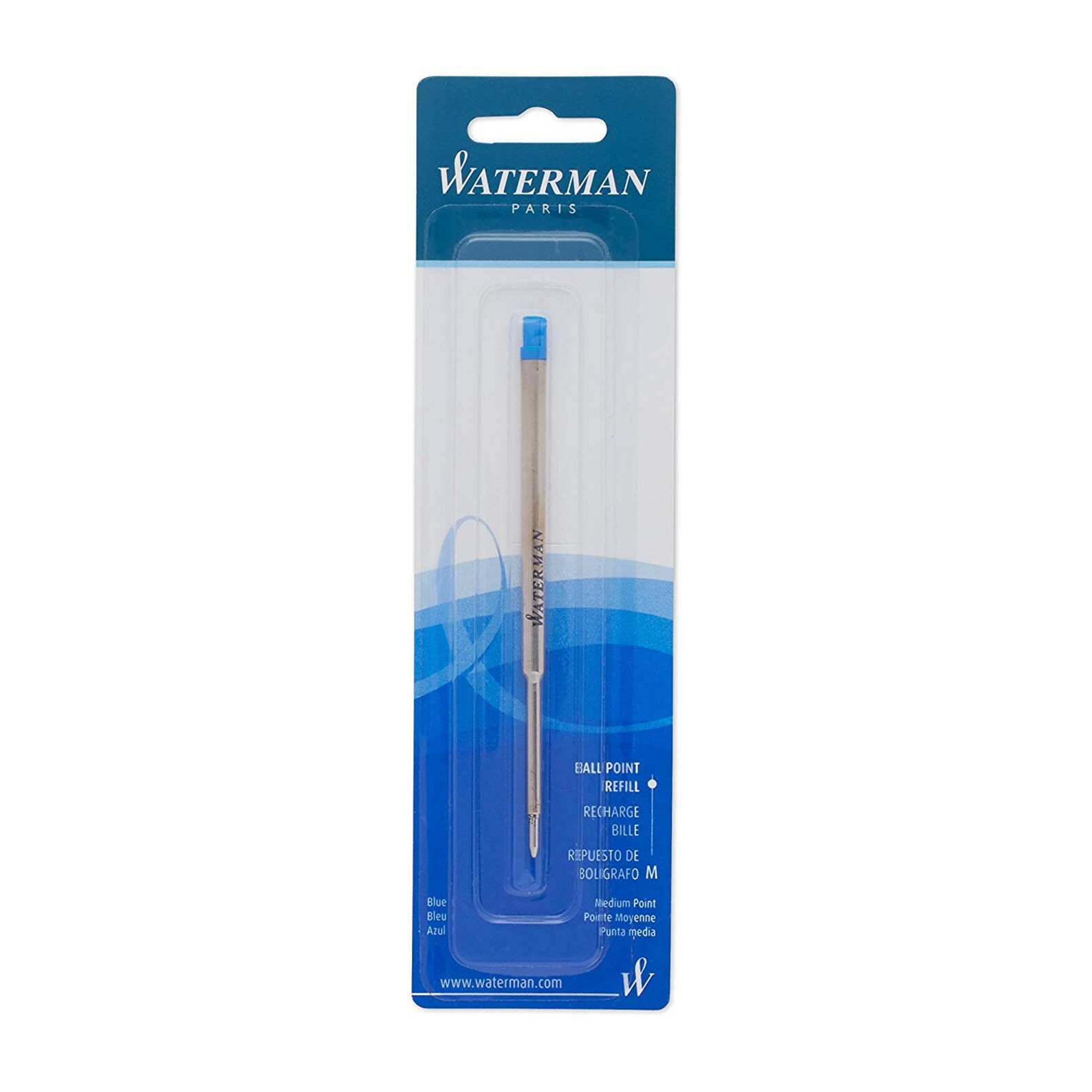 Waterman Ballpoint Refill Medium Black or Blue Etsy