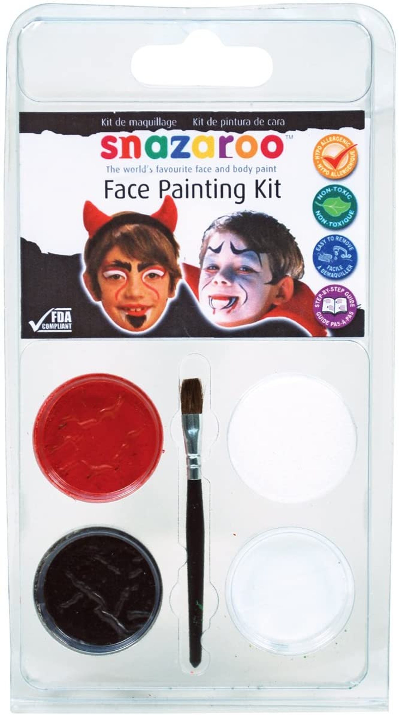 Snazaroo Face Paint Devil Mini Kit Etsy
