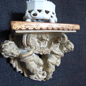 Vintage Cherub Wall Sconce/Resin Sconce