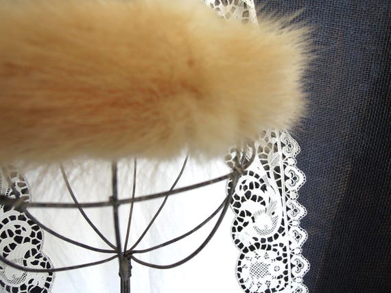 Vintage Mink Fascinator Hat/Mink Fascinator View 5