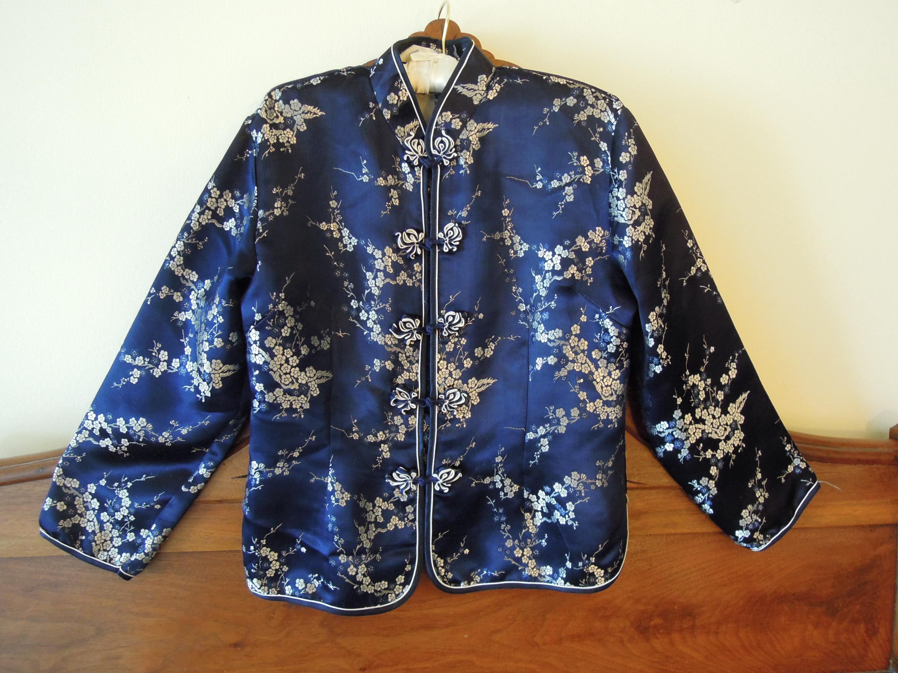 Blue Chinese Jacket - Etsy