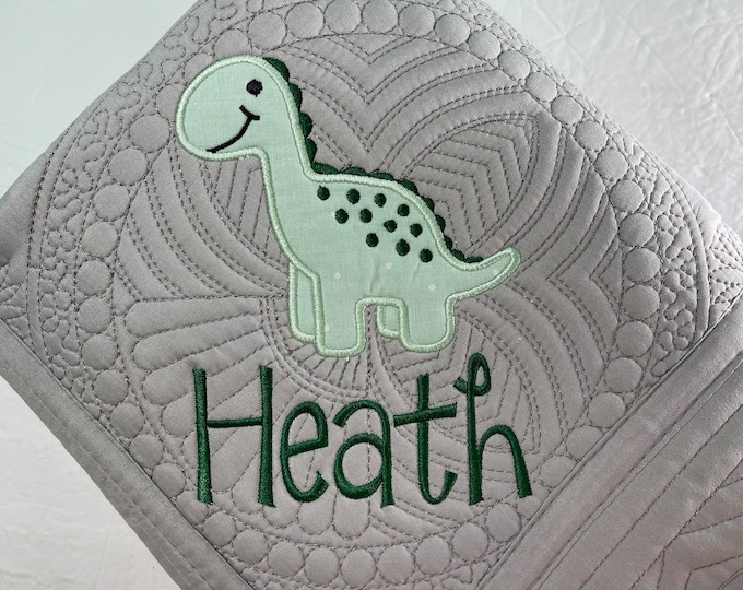 Dinosaurs Small Quilt Kit Featuring Paintbox by Elizabeth Hartman for