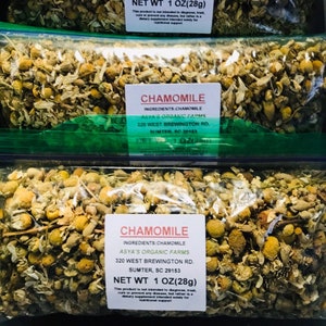 Organic Chamomile Tea/flowers