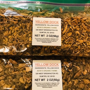 Yellow Dock Root Tea