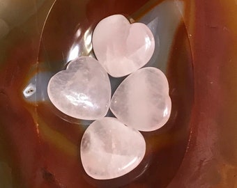 Order Add-On Mini Rose Quartz Heart | Crystal Heart Gemstone