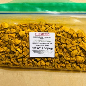 Organic Turmeric Root Tea Organic (Root Tea Cut)