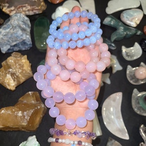 Chalcedony Bracelets (High Quality) | Crystal Bracelets | Gemstone Bracelets