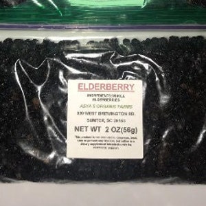 Organic Elderberry Tea/Dried Berries