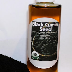 Organic Black Cumin Seed Oil 4oz