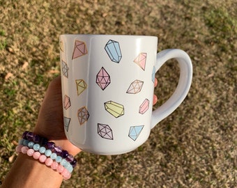 Custom Crystal Mug | Crystal and Stones