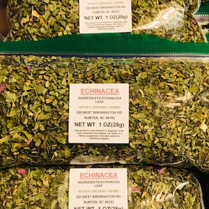 Organic Echinacea Leaf Tea 2oz