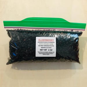 Organic Elderberry Tea/Dried Berries