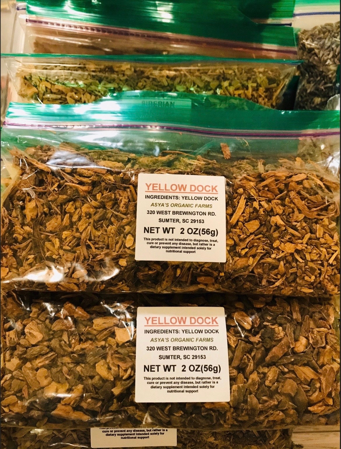 Organic Yellow Dock Root Tea 4 oz