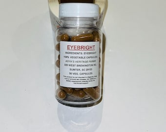 Eyebright Vegan Capsules, 500mg (50 Count)