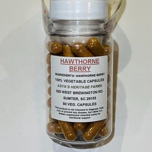 Hawthorn Berry 50 500mg Veg.Caps Bild 1