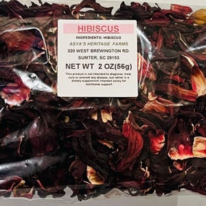 Hibiscus Tea | Hibiscus Flower 1oz or 2oz