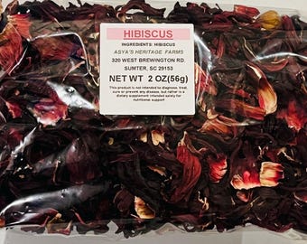 Hibiscus Tea | Hibiscus Flower 1oz or 2oz