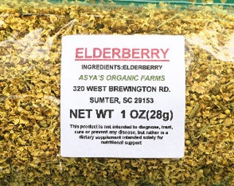Organic Elderberry Tea/Flowers