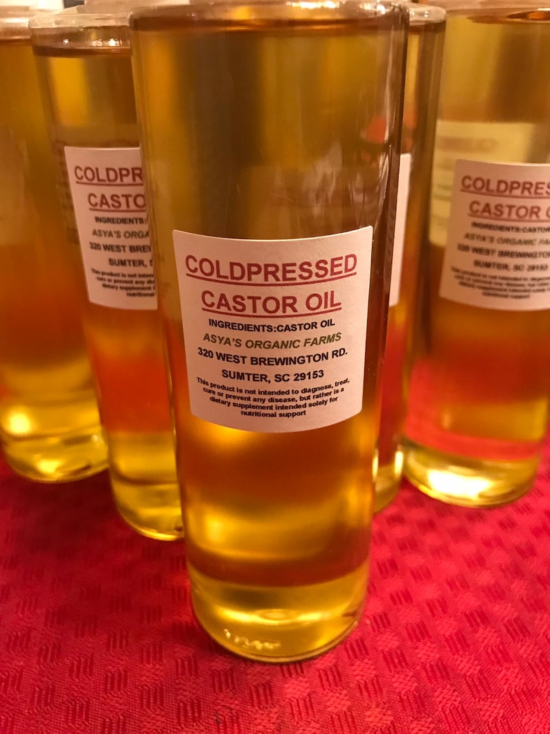 Organic Cold Pressed Castor Oil image 1