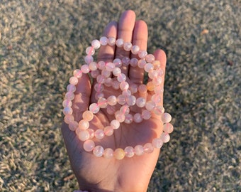 Flower Agate 8mm Elastic Bracelet | Crystal and Stones | Crystal Jewelry | Crystal Bracelets