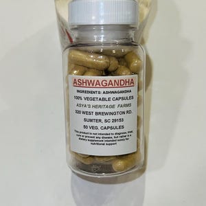 Ashwagandha 50 500mg Vegan Capsules + Free Shipping bild 3