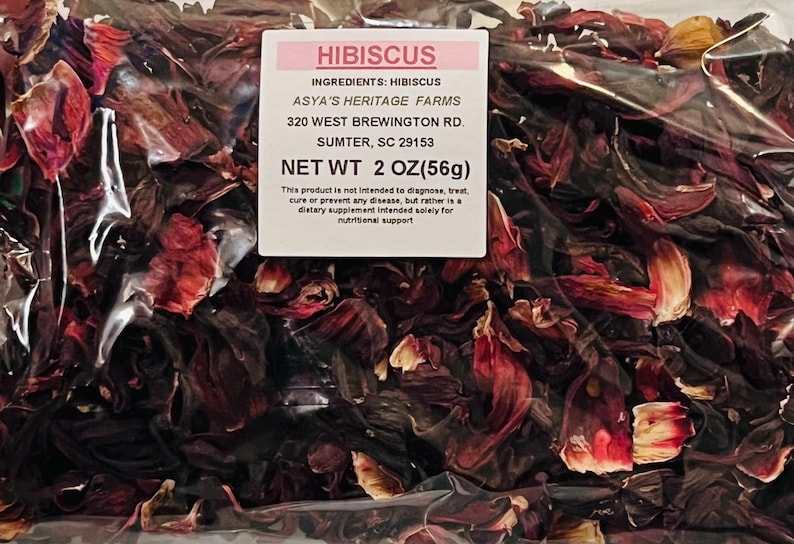 Hibiscus Tea | Hibiscus Flower 1oz or 2oz image 2