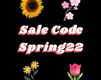 Sale Code Spring22