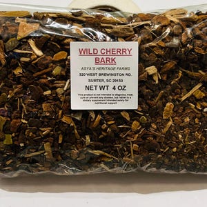 Wild Cherry Bark Tea 2oz or 4oz