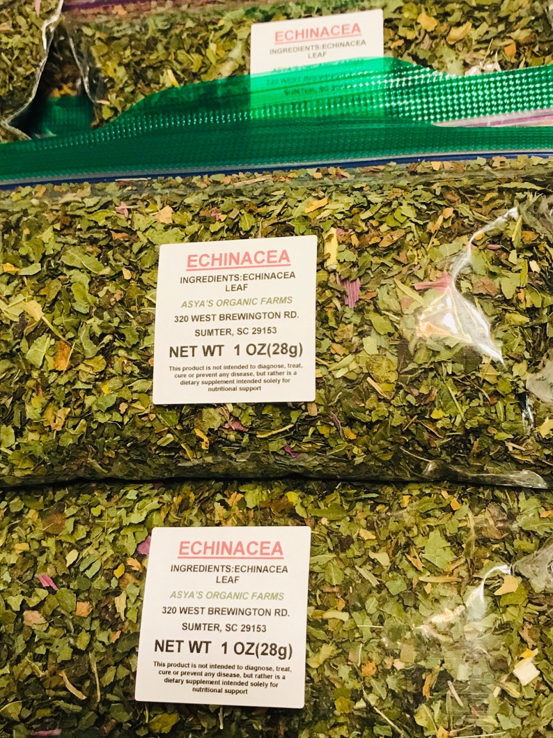 Organic Echinacea Leaf Tea image 2