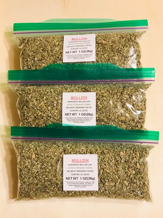 Organic Mullein Leaf Tea Etsy