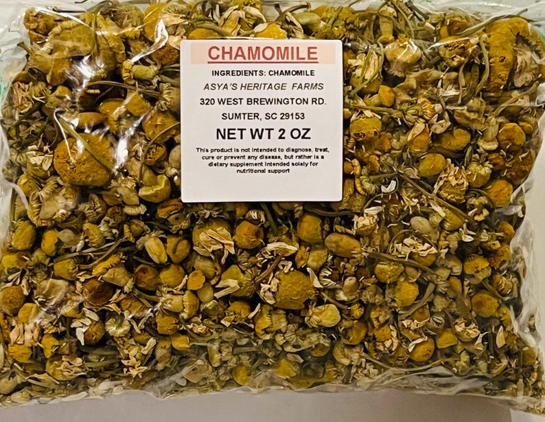 Chamomile Tea/flowers 1oz or 2oz image 1