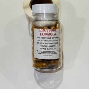 Pressure Formula 50 500mg Vegan Capsules + Free Shipping