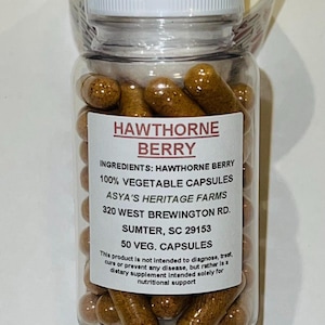 Hawthorn Berry 50 500mg Veg.Caps Bild 3